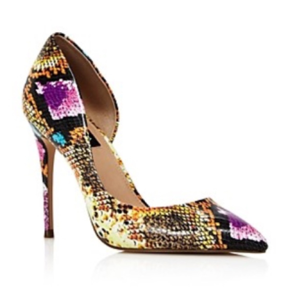 Aqua Women's Dion Half d'Orsay High-Heel Pumps - Picture 1 of 10